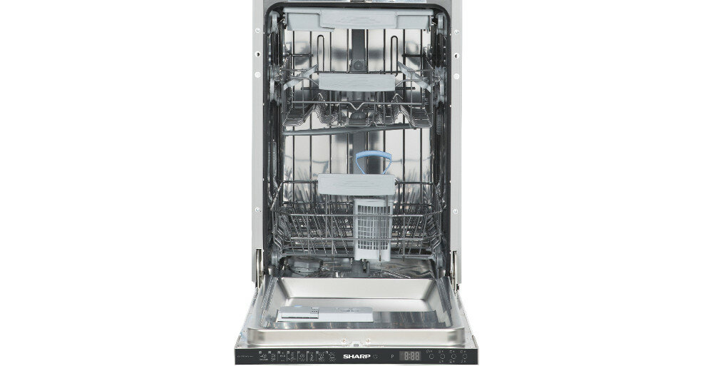  SHARP QW-GS53I443X DE zmywarka pojemność pojemna duża rodzina naczynia cichy sprzęt