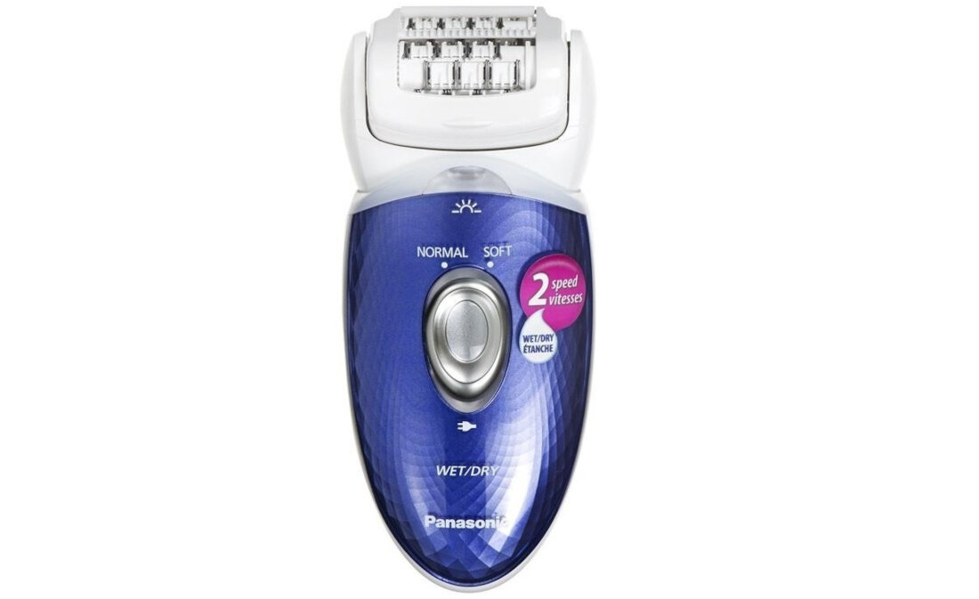 Depilator PANASONIC ES-ED23-V503 wbudowana dioda LED podswietla skora lepsza widocznosc wloskow