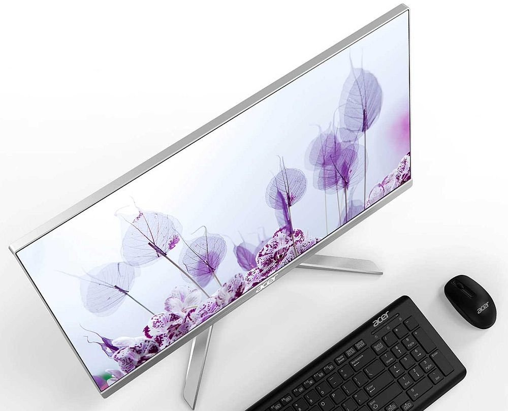 Komputer ACER Aspire C emisja światła