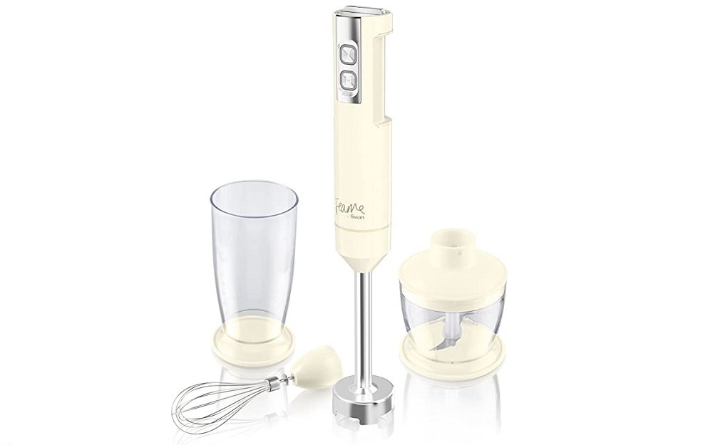 Blender SWAN SP21040HON kremowy bogaty zestaw