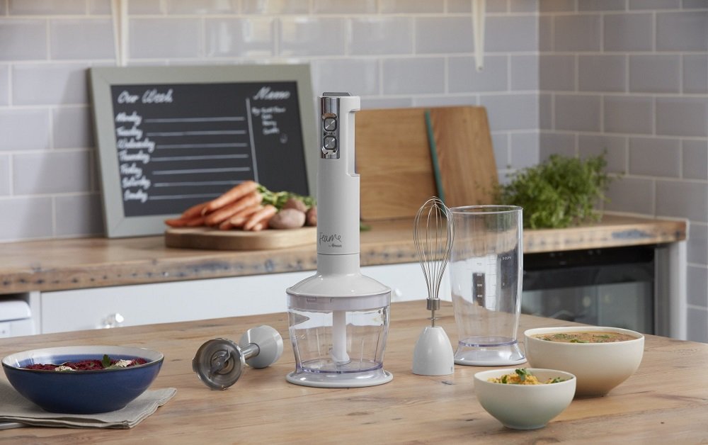 Blender SWAN SP21040HON biały design stal nierdzewna