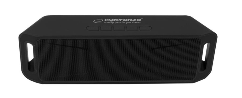 Głośnik Mobilny ESPERANZA Folk Czarny - Bluetooth