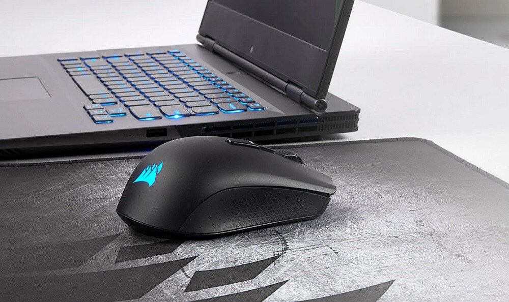 Mysz CORSAIR Harpoon RGB - wyprofilowany ksztalt