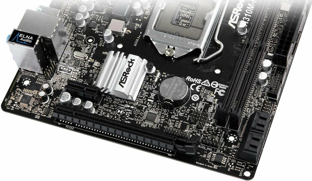Płyta główna ASROCK H310CM-HDV - wygląd ogólny opis