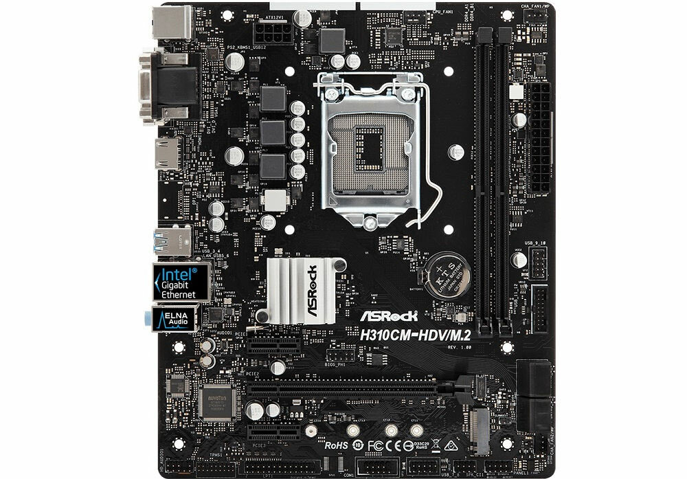 Płyta główna ASROCK H310CM-HDV - Kompaktowy rozmiar