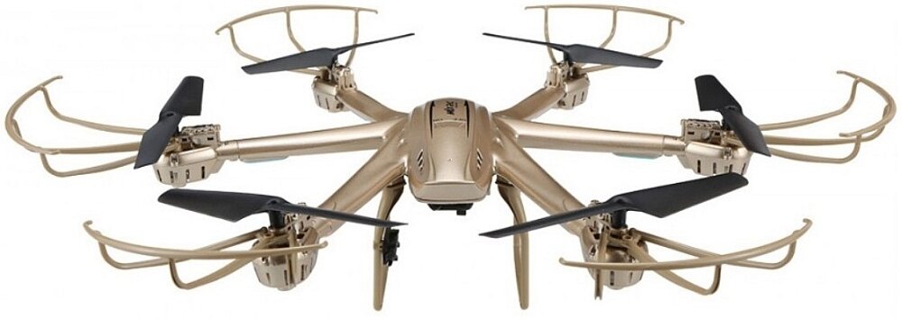 Dron MJX X601H Hexacopter RTF Złoty funkcje opcje sterowanie latanie