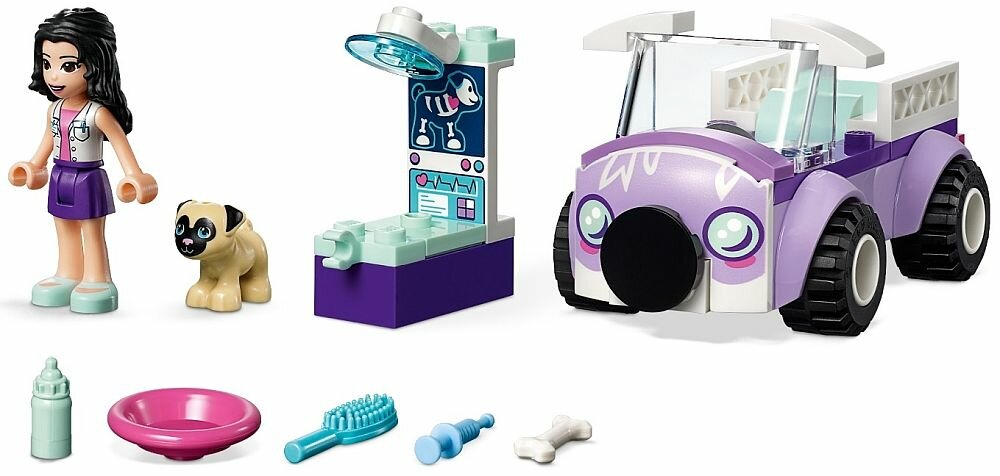 LEGO Friends Mobilna klinika weterynaryjna Emmy 41360 - LEGO 