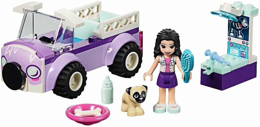 LEGO Friends Mobilna klinika weterynaryjna Emmy 41360 - Świetna zabawa 