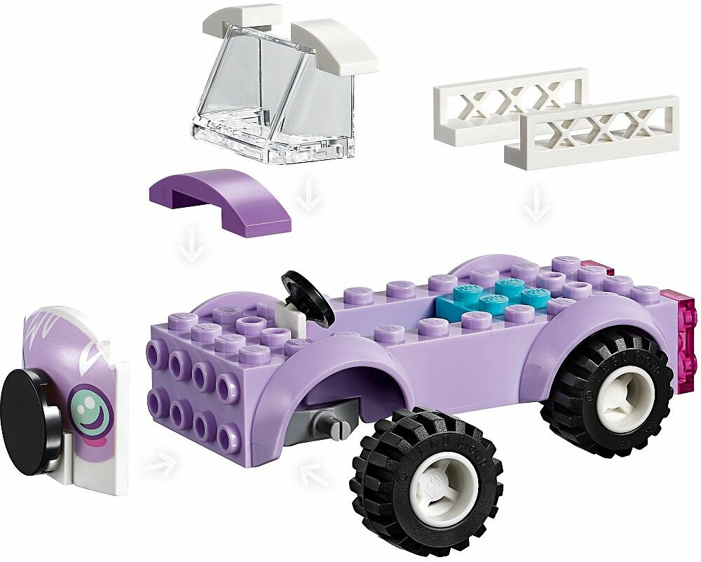 LEGO Friends Mobilna klinika weterynaryjna Emmy 41360 - furgonetka 