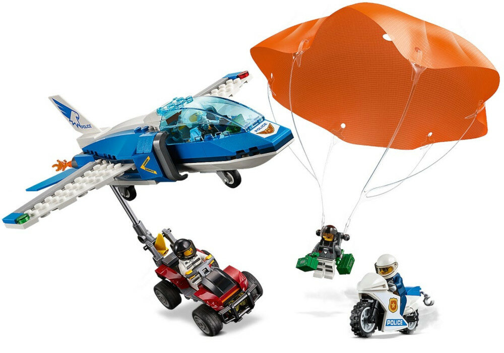 LEGO City Aresztowanie spadochroniarza 60208 miasto