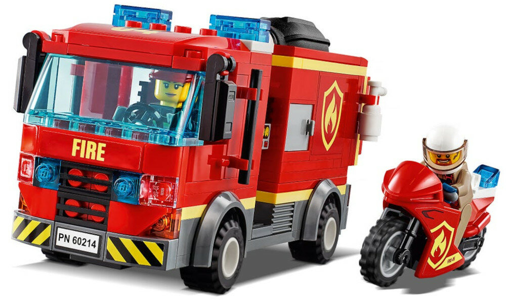 LEGO City Na ratunek w płonącym barze 60214 zestaw laczenie