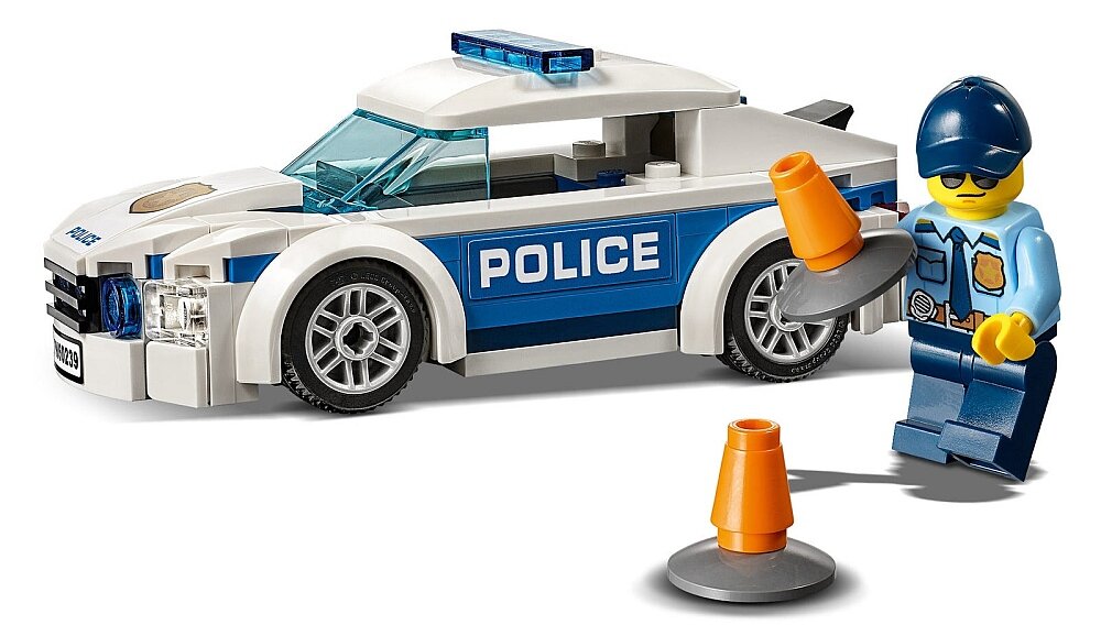 LEGO City Samochód policyjny 60239 wymiary