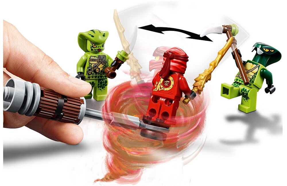 LEGO Ninjago Motocykl Kaia i skuter Zanea 70667 minifigurki