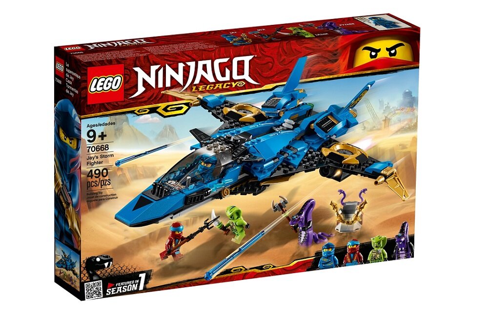 LEGO Ninjago Burzowy myśliwiec Jaya 70668 kreatywna zabawa prawidłowy rozwój merytoryczny dziecka klocki figurki minifigurki bez zasilania klasyczna zabawa wysoka jakość lego wielogodzinna zabawa 