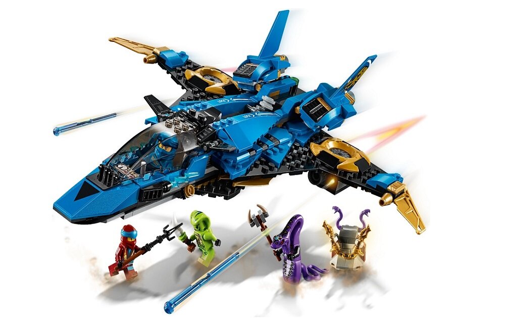 LEGO Ninjago Burzowy myśliwiec Jaya 70668 kreatywna zabawa prawidłowy rozwój merytoryczny dziecka klocki figurki minifigurki bez zasilania klasyczna zabawa wysoka jakość lego wielogodzinna zabawa 