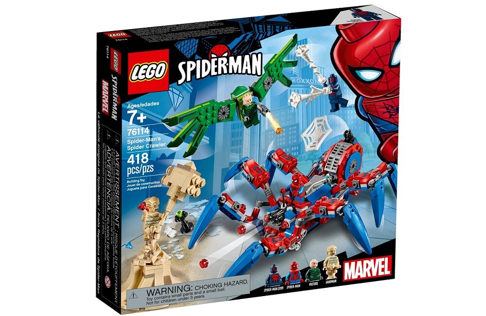 LEGO Marvel Mechaniczny pająk Spider Mana 76114 