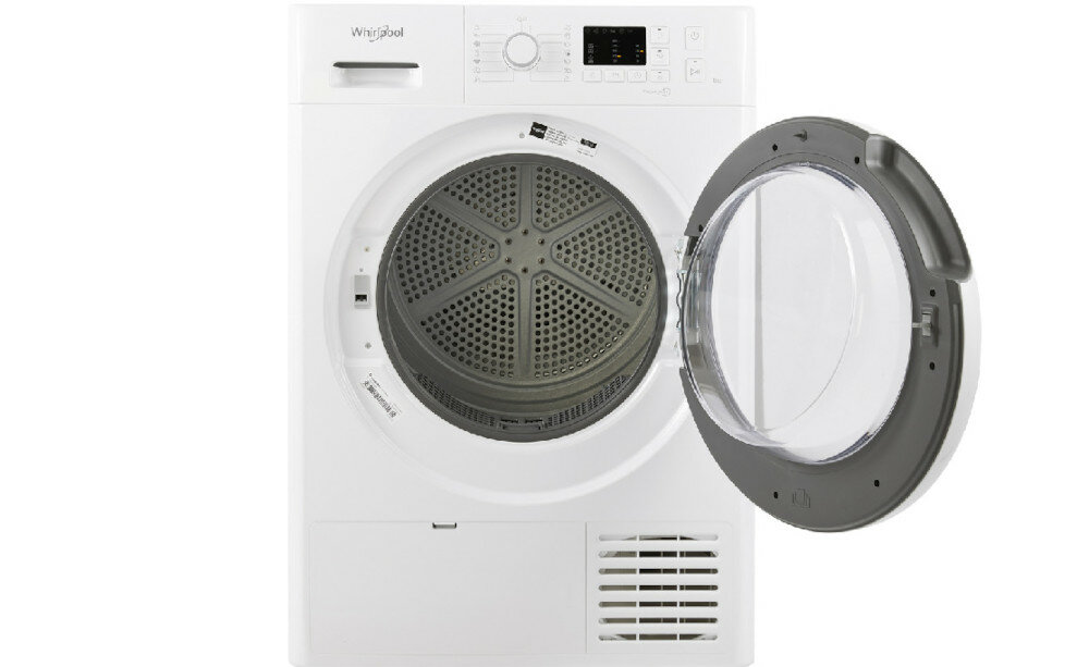 WHIRLPOOL FTCM108BEU wygoda regulacja poziom wysuszenia