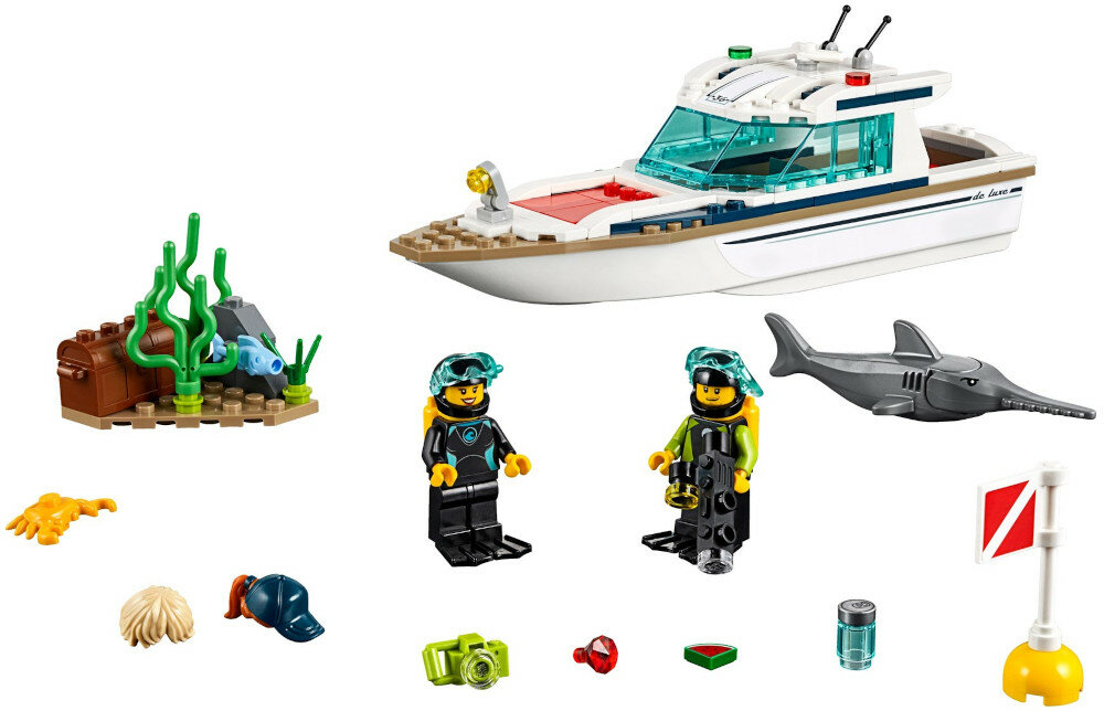 LEGO City Jacht 60221 zestaw wyglad front