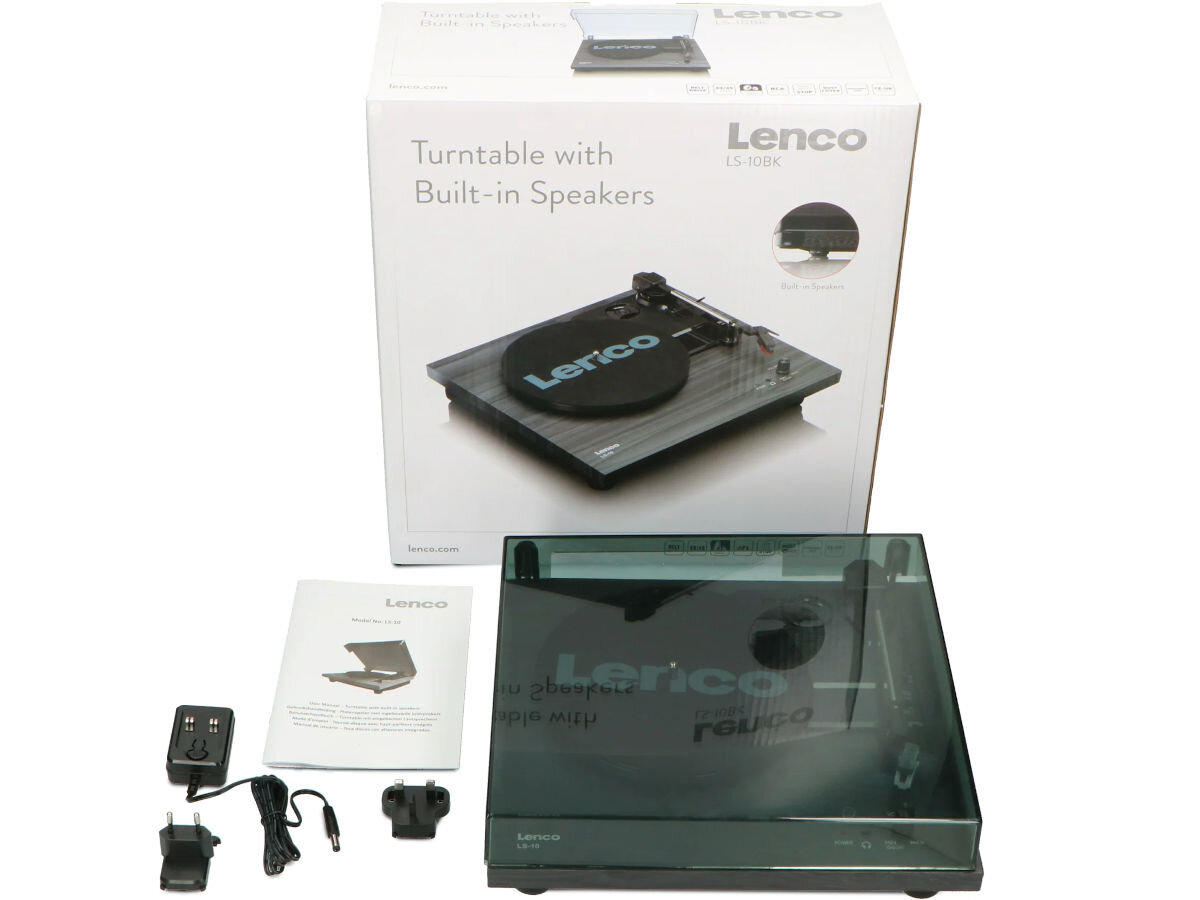 Gramofon LENCO LS-10 - zestaw elementy