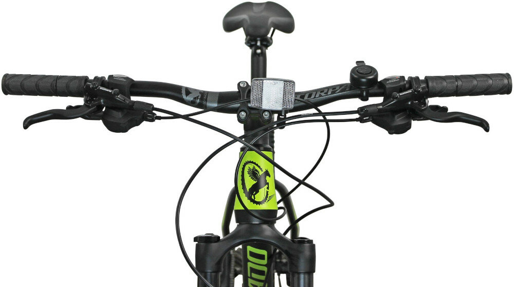 Rower górski MTB TORPADO Devon 1.0 M19 Czarno-zielony kierownica okladziny