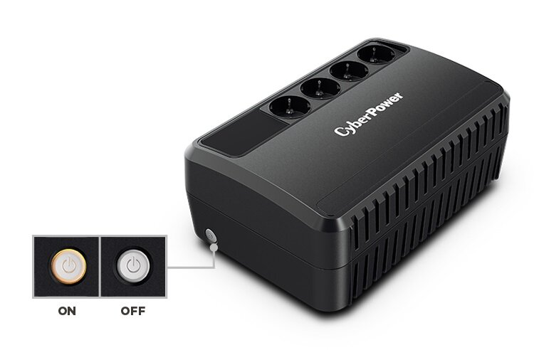 Zasilacz UPS CYBERPOWER BU650E-FR - sygnalizacja LED