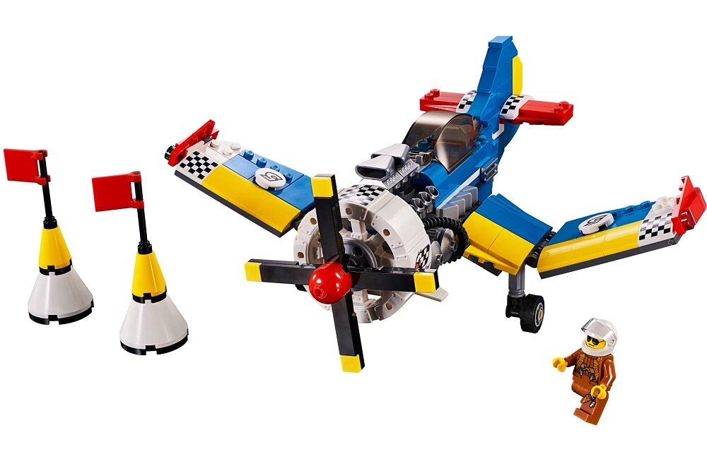LEGO Creator 3w1 Samolot wyścigowy 31094 Pasja budowania elementów