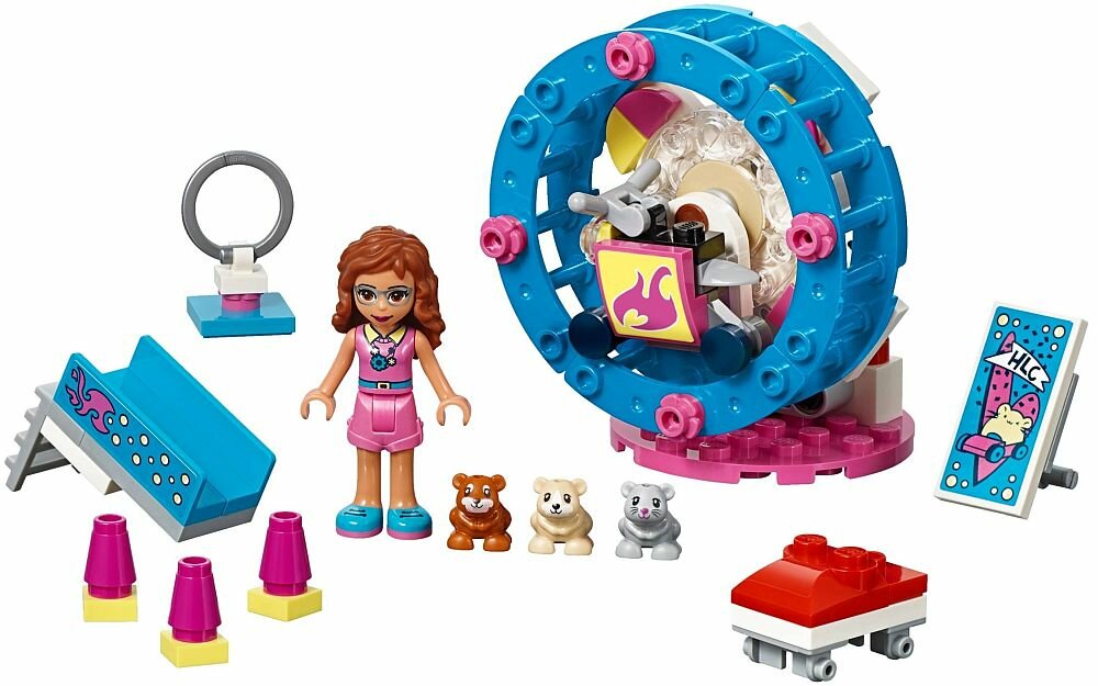 LEGO Friends Plac zabaw dla chomików Olivii 41383 - precyzja wykoannia
