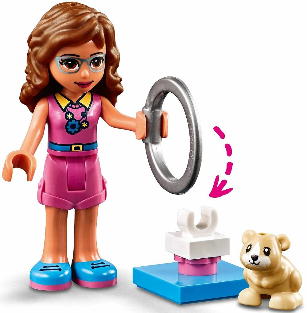 LEGO Friends Plac zabaw dla chomików Olivii 41383 - Sztuczki
