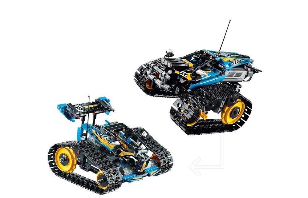 LEGO Technic Sterowana Wyścigówka Kaskaderska - wiele możliwości idealna zwrotność i szybkość możliwość przebudowy