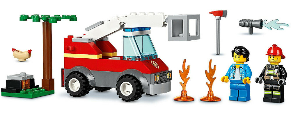 LEGO City Płonący grill 60212 elementy akcesoria