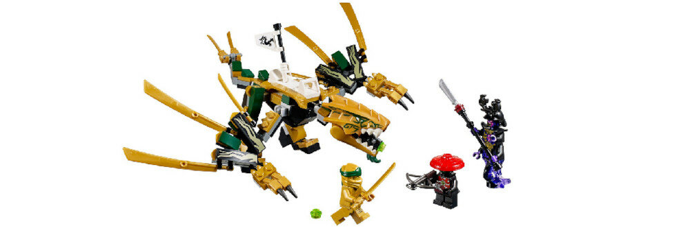 LEGO Ninjago Złoty Smok 70666 umiejętności rozwój nauka zabawa