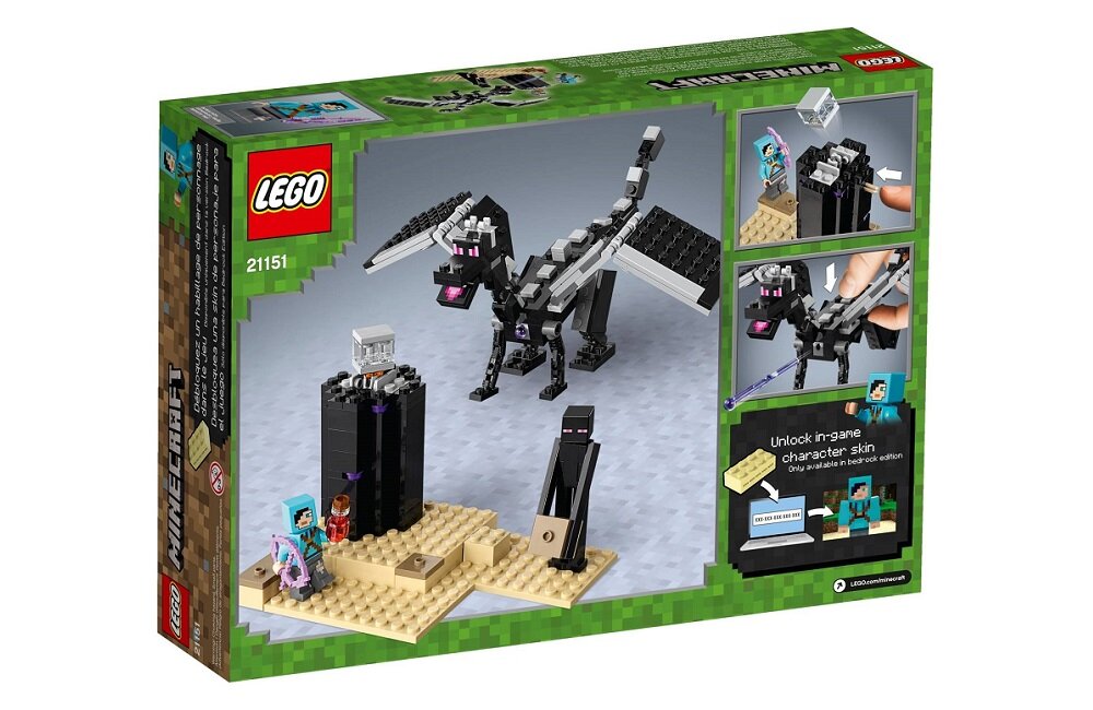 LEGO Minecraft Walka w Kresie 21151 kreatywna zabawa klocki prawidłowy rozwój merytoryczny dziecka 