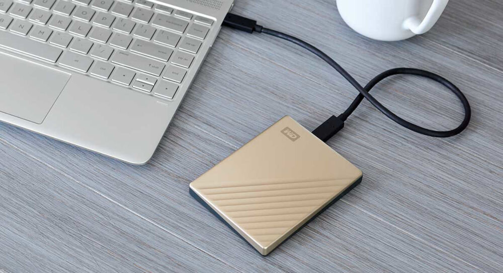 Dysk WD My Passport Ultra 1TB Srebrny interfejs USB-C 3.2 Gen. 1 5 Gb/s