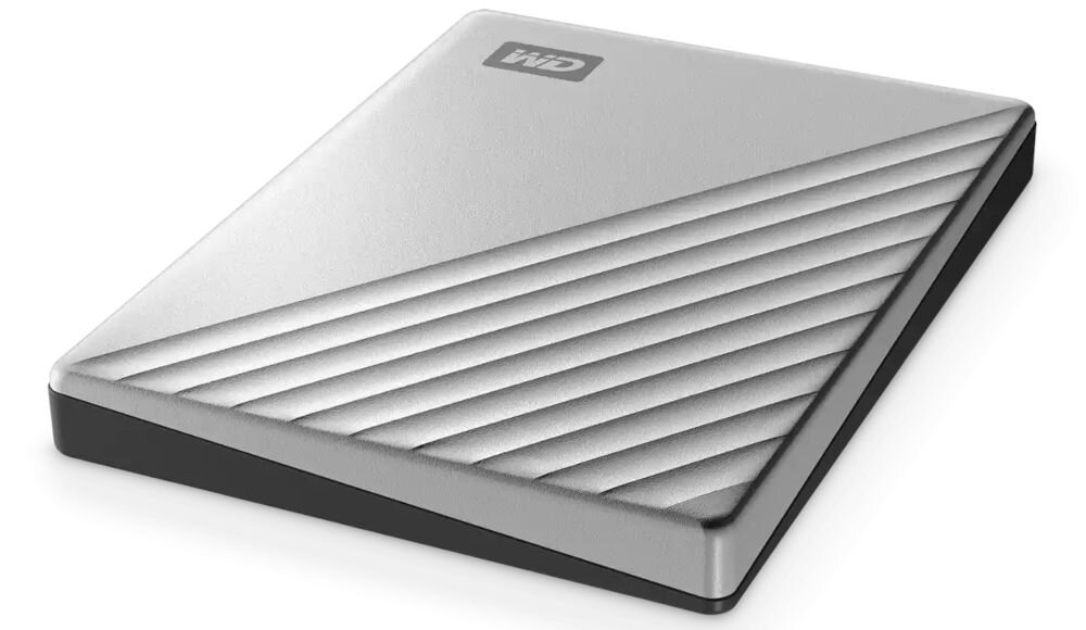 Dysk WD My Passport Ultra for Mac 2TB Srebrny dołączone oprogramowanie Acronis True Image kopia zapasowa na dysku w chmurze jednorazowa konfiguracja kompatybilność z Apple Time Machine Mac