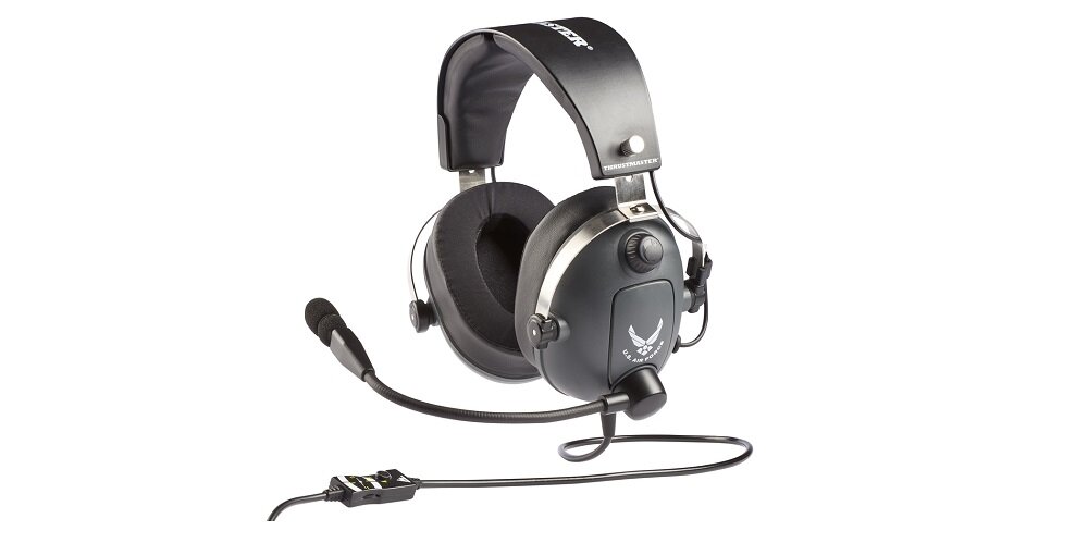 Słuchawki THRUSTMASTER T.Flight U.S. Air Force Edition Czarny widok 1 ogólny front