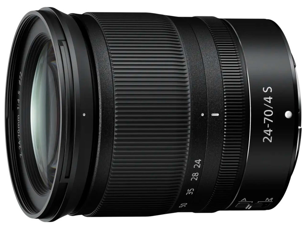 Obiektyw NIKON Nikkor Z 24-70 mm f/4s moletowany pierścień, tryb AF, tryb ręcznego ustawiania ostrości