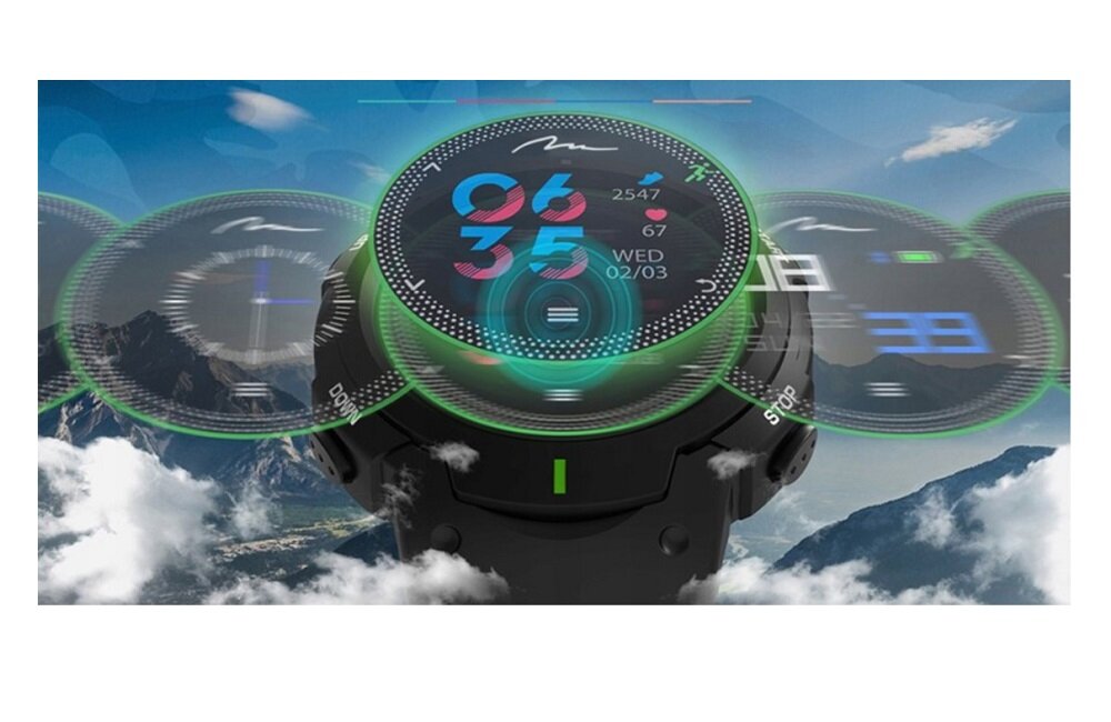 Smartband MEDIA TECH X Fit MT860KR Czarno czerwony Wyzwalacz zdjęć kamery smartfona