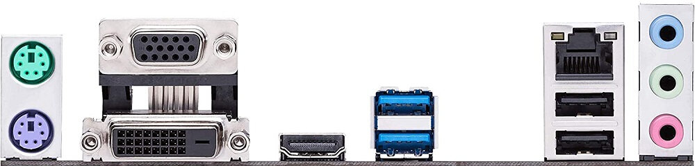 Płyta główna ASUS Prime H310M-K R2.0 - Funkcjonalna gniazda i karta sieciowa