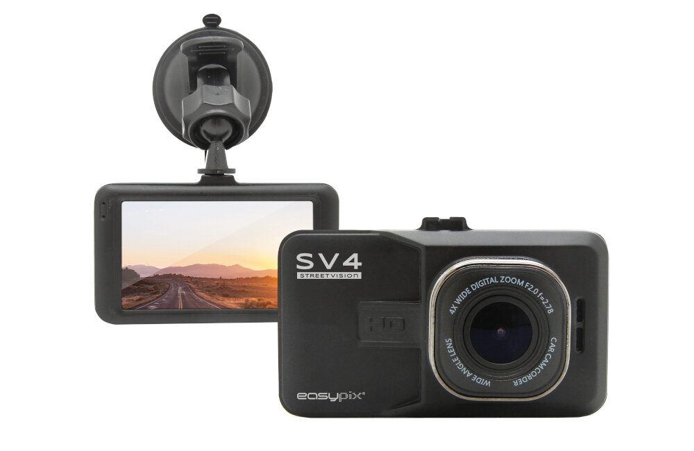 WIDEOREJESTRATOR EASYPIX STREETVISION SV4 rozdzielczość rozszerzenia