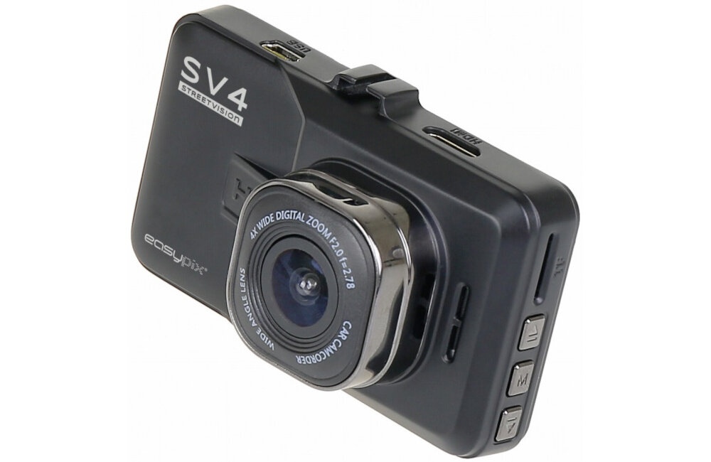 WIDEOREJESTRATOR EASYPIX STREETVISION SV4 komenda głosowa automatyczny start pętla