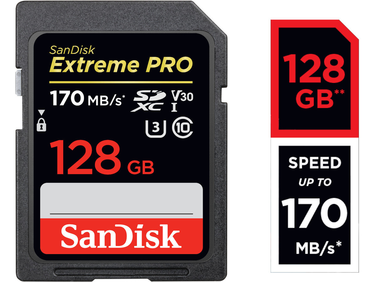 Karta pamieci SANDISK Extreme Pro SDXC 128GB duza predkosc