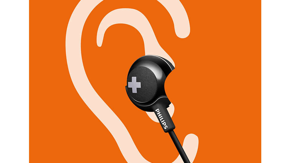 Słuchawki Dokanałowe PHILIPS SHE4305BK Czarne - Dopasowanie