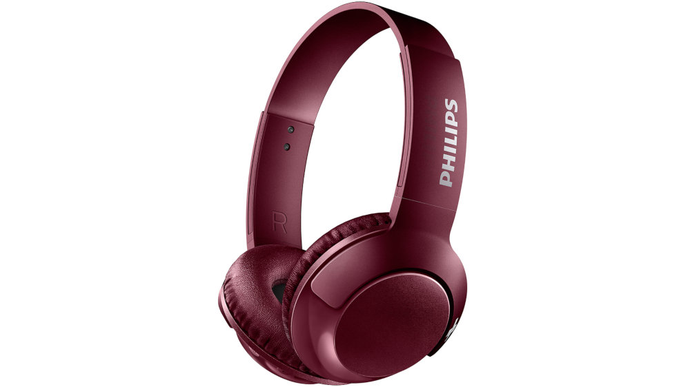 Słuchawki Nauszne PHILIPS SHB3075 Czerwony - Ogólny Wygląd