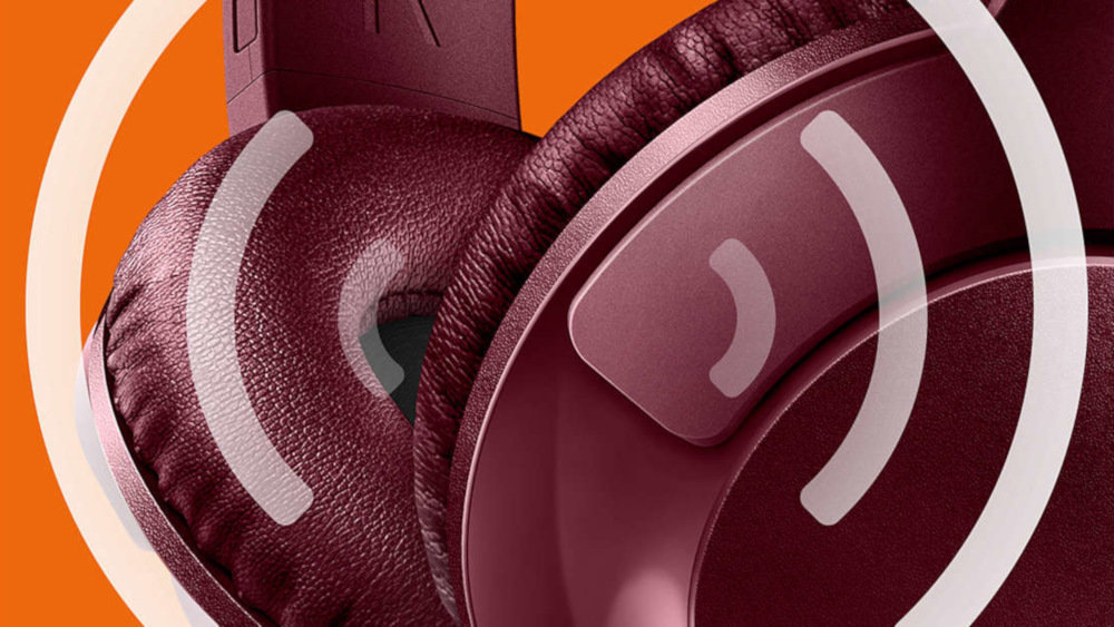 Słuchawki Nauszne PHILIPS SHB3075 Czerwony - Dźwięki