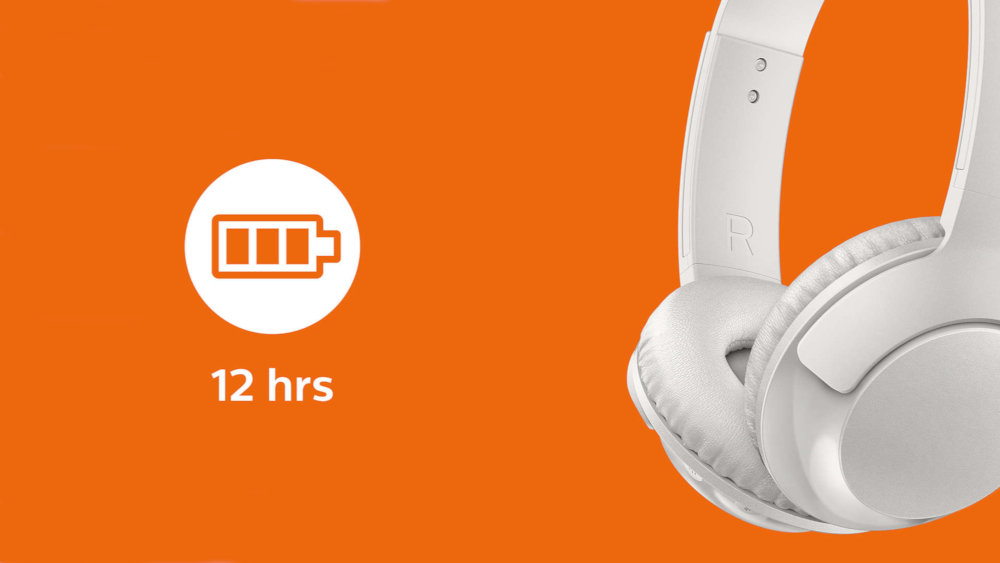 Słuchawki Nauszne PHILIPS SHB3075 Biały - Bateria
