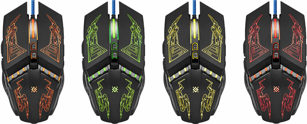 Mysz DEFENDER Halo Z GM-430L - rozdzielczosc dpi