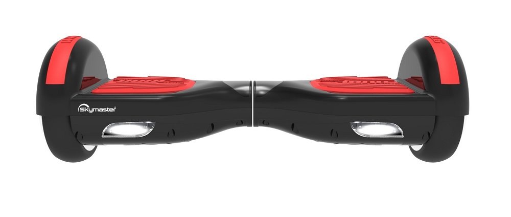 Elektryczna deskorolka hoverboard SKYMASTER Wheels 7 Lark Czarno-czerwony widok front