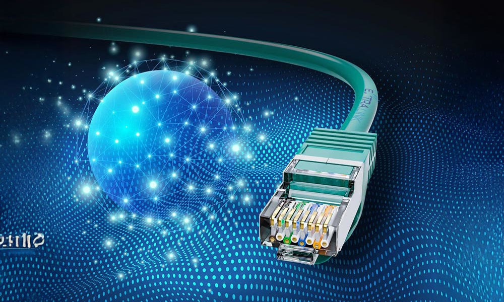 EXTRALINK Kabel RJ-45/RJ-45 - kabel na niebieskim tle