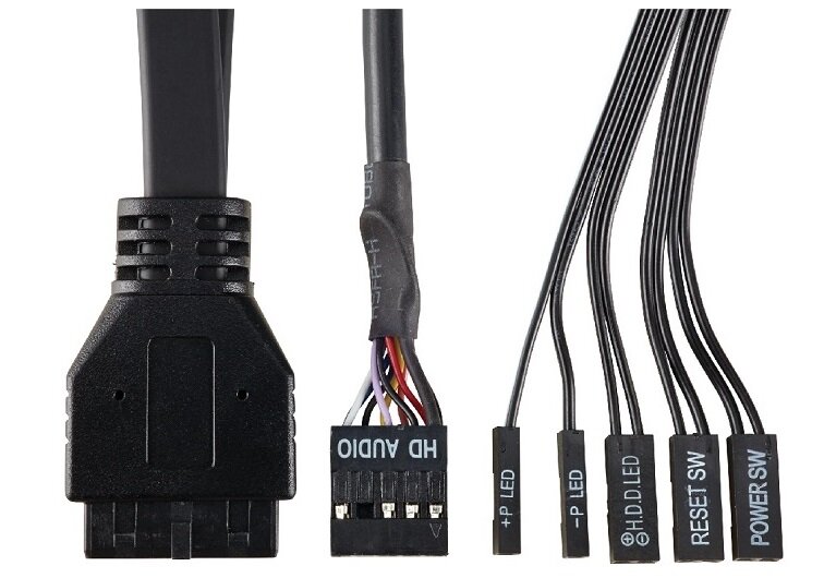 Obudowa CORSAIR Carbide 270R - okablowanie