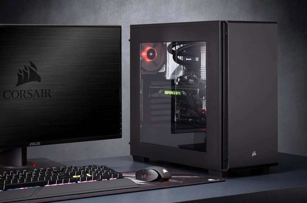 Obudowa CORSAIR Carbide 270R -elegancja srodek zewnatrz